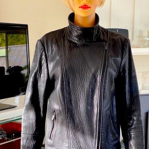 Halogen Leather Jacket